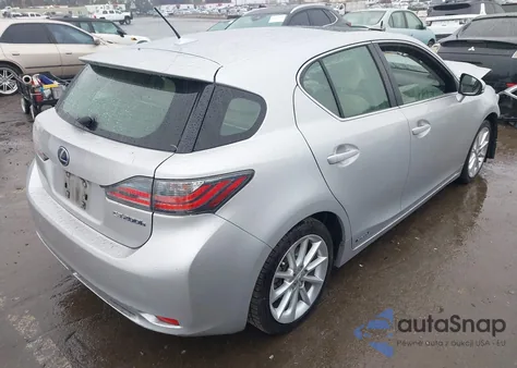 2011 Lexus Ct 200H Premium z USA, uszkodzony, nr VIN JTHKD5BH5B2044255